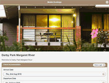 Tablet Screenshot of margaretriver.darbypark.com.au